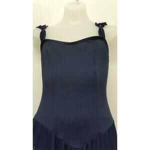 Dance Costume Medium Adult Blue Body Wrappers P755 Lyrical Contemporary Mesh